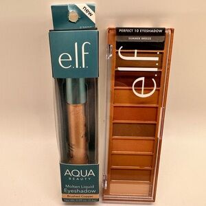 e.l.f. Aqua Beauty Molten Liquid Eyeshadow & Perfect 10 Eyeshadow Palette NEW!‎